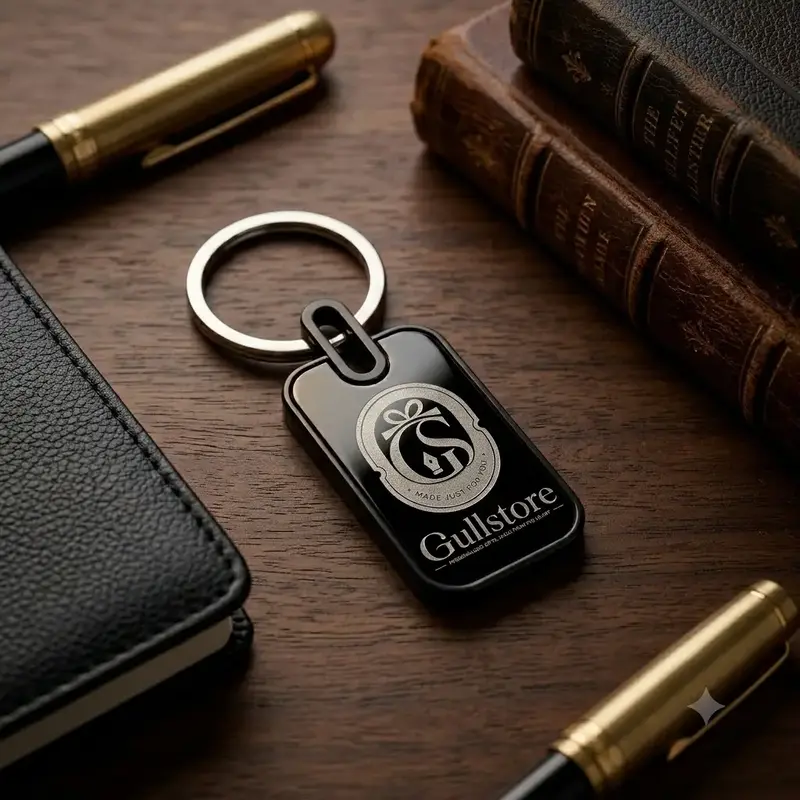 Custom Metal & Plastic Keychain | Logo & Name Engraving