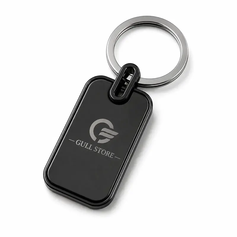 Premium Pure Metal Keychain — Custom Laser Engraving