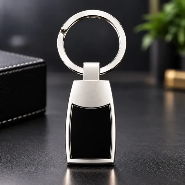 Premium Arch Style Metal Keychain – Custom Laser Name & Logo Engraving | GullStore Pakistan